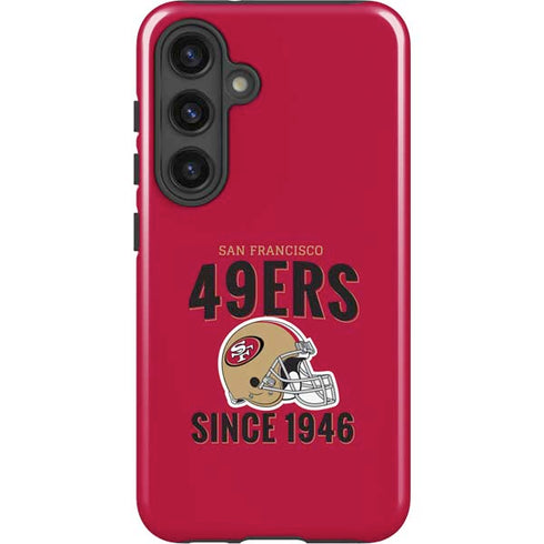 NFL San Francisco 49ers Helmet Galaxy S24 Plus Impact Case